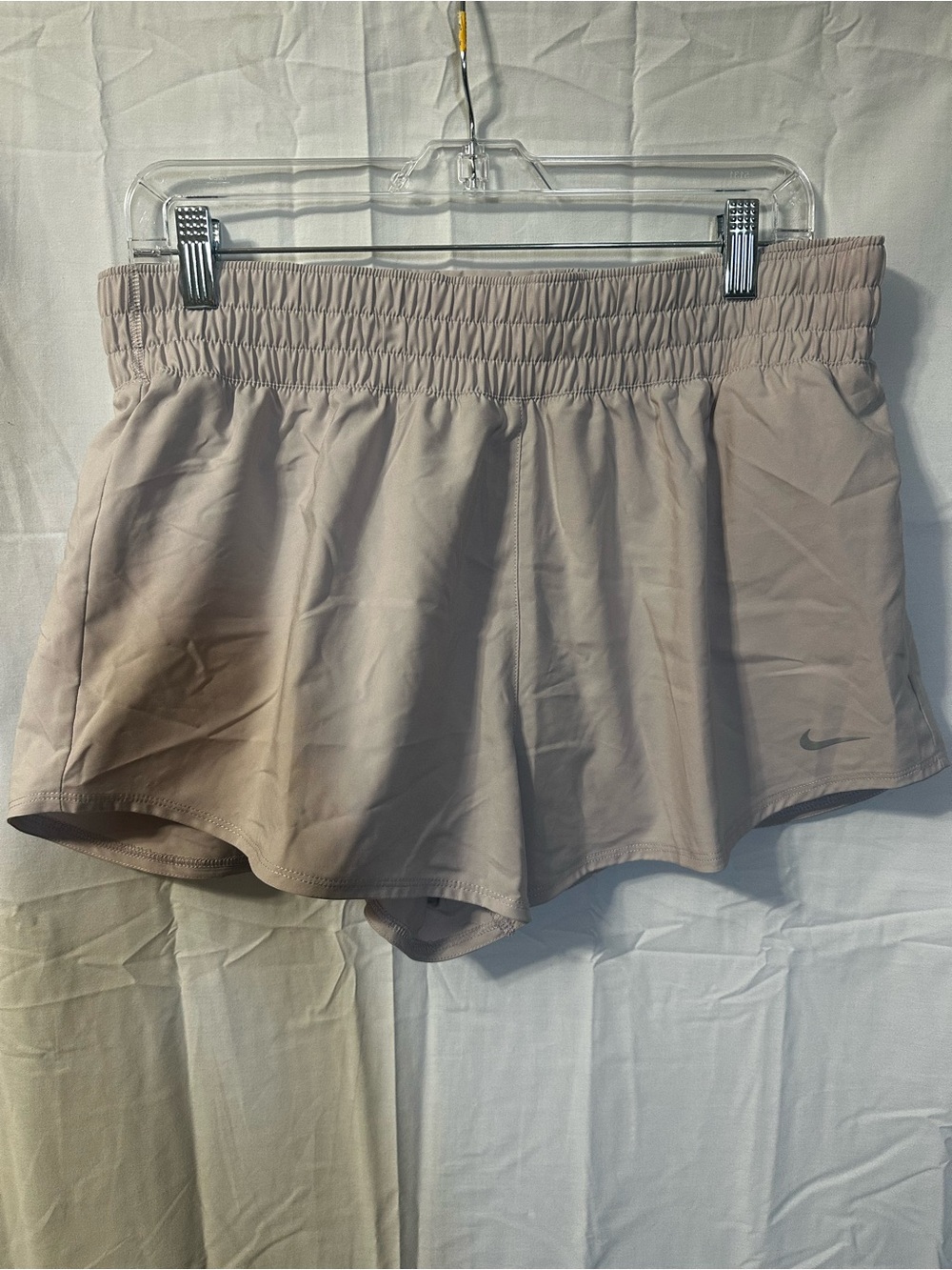 Nike Women's Taupe Athletic Running Shorts